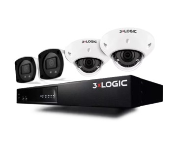3xLogic  NVR-1U-8CH-WIN-SMBK-4D4B | Esentia Systems