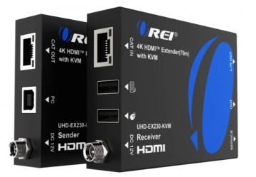 OREI  UHD-EX230-KVM | Precision Security and Low Voltage Supply