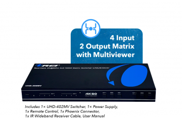 OREI  UHD-402MV | Precision Security and Low Voltage Supply